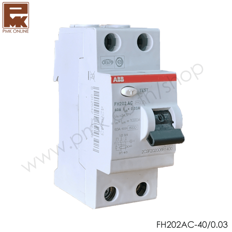 กนดด RCCB 2P FH202 ABB PMK Online Store